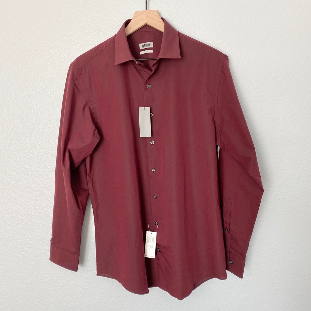 *NEW* UNLISTED Men's Button Up Dress Shirt Slim, M